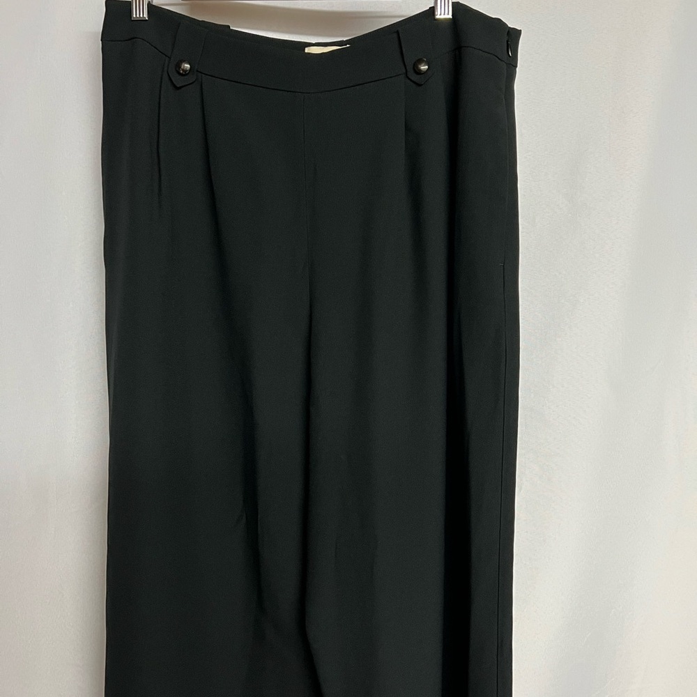 NWT Sezane Woman Black Loulou Trousers Cotton Bamboo High Waist Dress Pants 14 - Picture 9 of 15